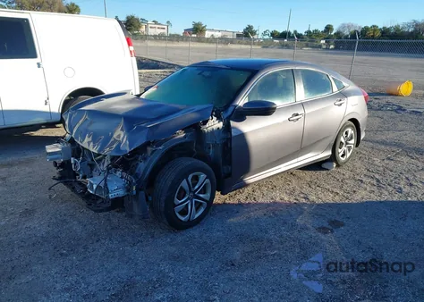 2017 Honda Civic Lx from USA, damaged, VIN 19XFC2F52HE058694